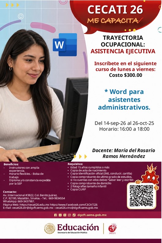Word para asistentes administrativos