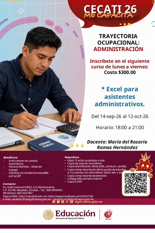 Excel para asistentes administrativos