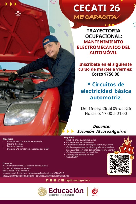 Circuitos de electricidad básica automotriz