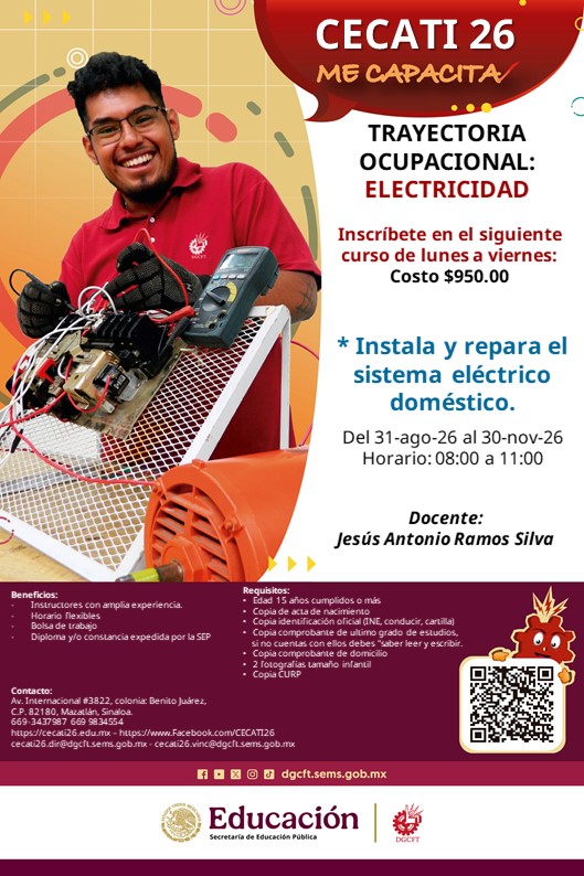 Instala y repara el sistema eléctrico doméstico
