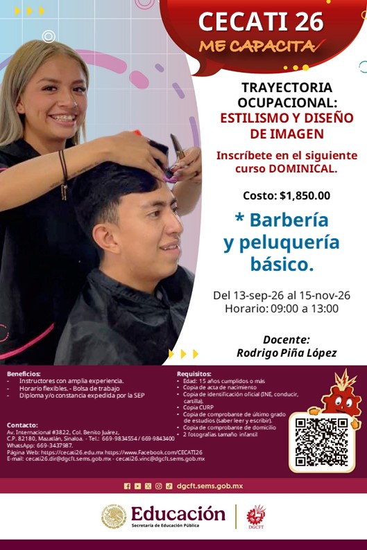 Barbería y peluquería básico