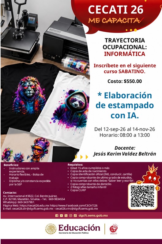 Elaboración de estampado con IA