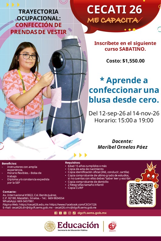Aprende a confeccionar una blusa desde cero